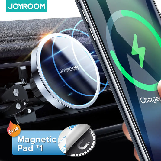 Joyroom Magnetic Car Holder Wireless Charger Portable Phone Holder in Car Wireless Charger for iPhone Samsung Huawei Xiaomi